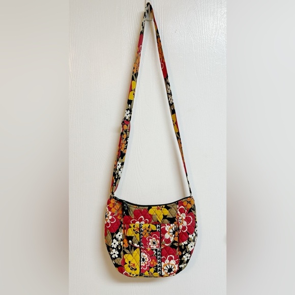 Vera Bradley Crossbody Bag Purse Bittersweet Medium Retired Clare Quilted - Picture 2 of 9